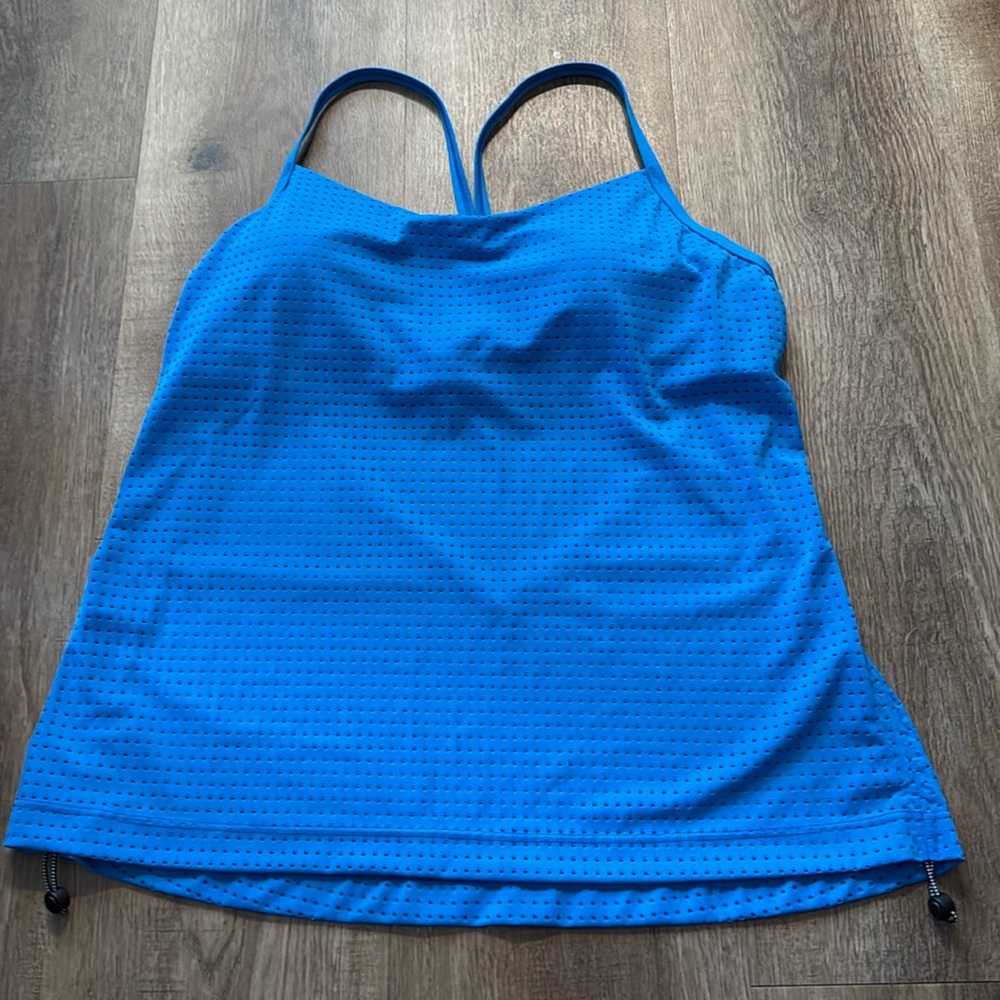 Nike Double Up Racerback Tankini Top Size Large